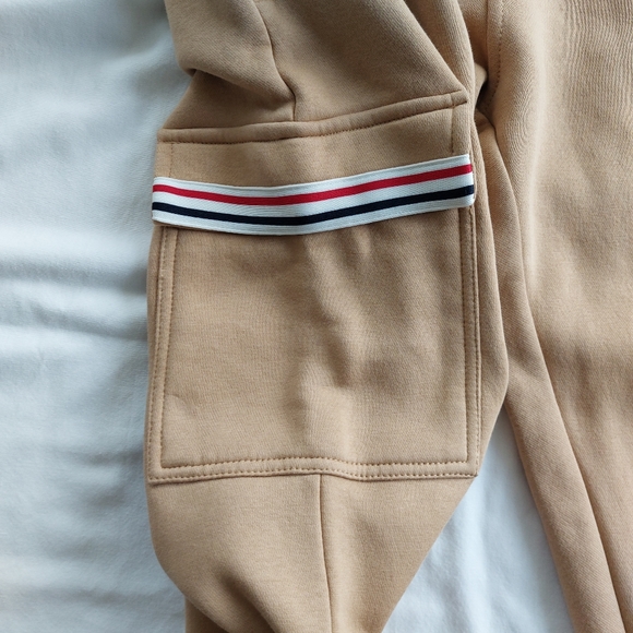 Tommy Jeans Tommy Hilfiger Cargo Fleece Jogger Pants Camel Tan Men's XL - Picture 9 of 16